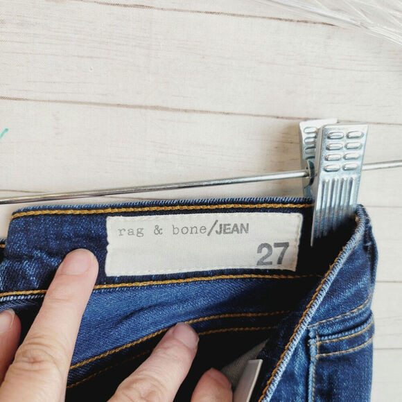 RAG & BONE SKINNY JEANS IN WOODFORD, SZ 27 - Picture 5 of 12